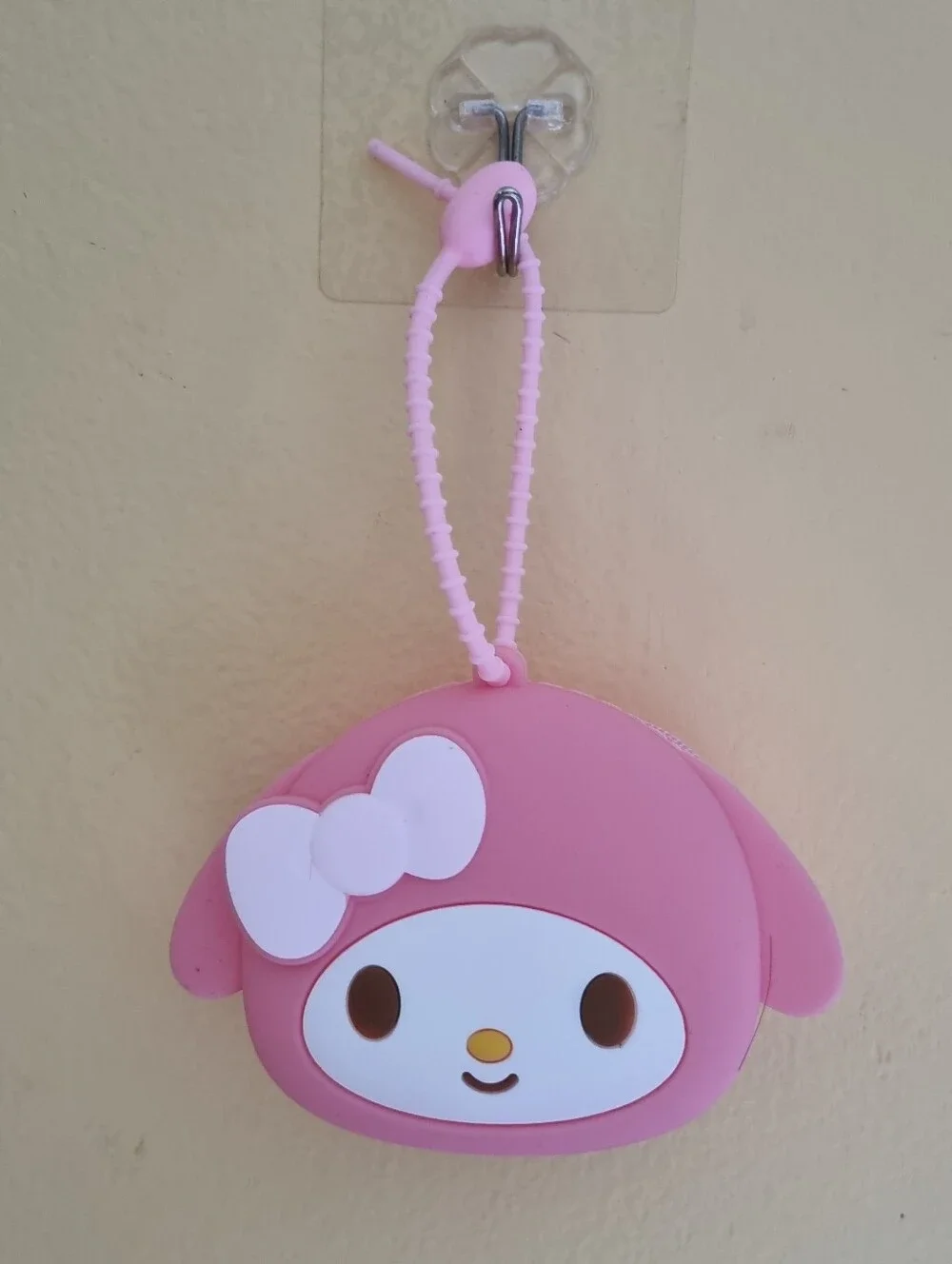 Sanrio my melody Coin Purse Keychain Wallet coins bag Soft Pvc